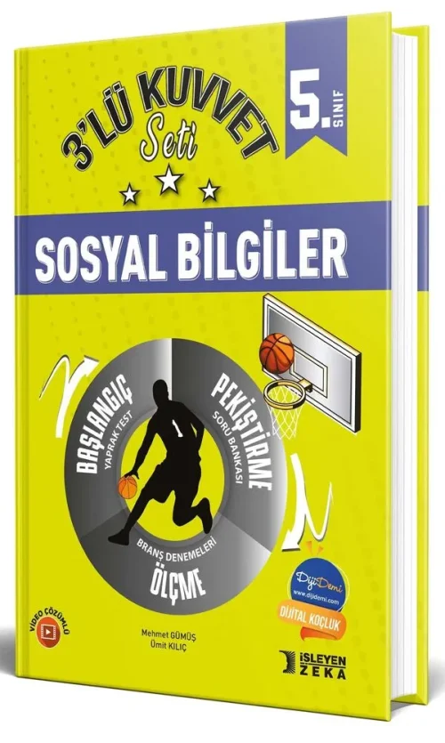 İşleyen Zeka 5. Sınıf Sosyal Bilgiler 3 lü Kuvvet Serisi Seti