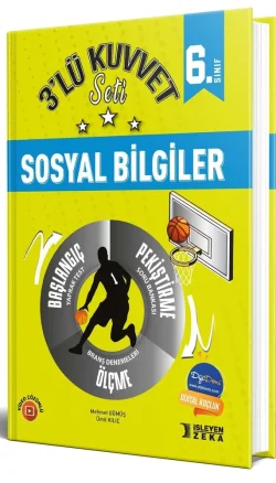 İşleyen Zeka 6. Sınıf Sosyal Bilgiler 3 lü Kuvvet Serisi Seti