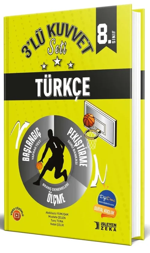 İşleyen Zeka 8. Sınıf Türkçe 3 lü Kuvvet Serisi Seti