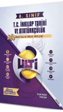 Bes Yayınları 8. Sınıf LGS T.C. İnkılap Tarihi ve Atatürkçülük Ulti Serisi Haftalık Ödev Föyleri