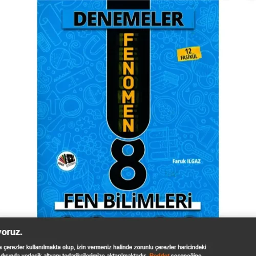 8 FEN BİLİMLERİ DENEMELER (28 DENEME)