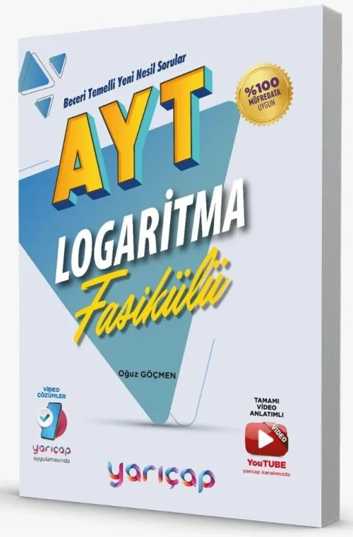 YarıÇap Yayınları AYT Logaritma Fasikülü