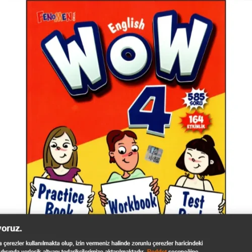 4 ENGLISH PRACTICE BOOK + WORKBOOK + TEST BOOK