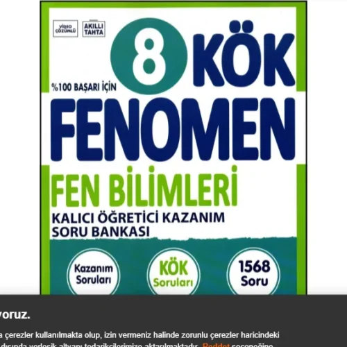 8 KÖK FEN BİLİMLERİ SORU BANKASI