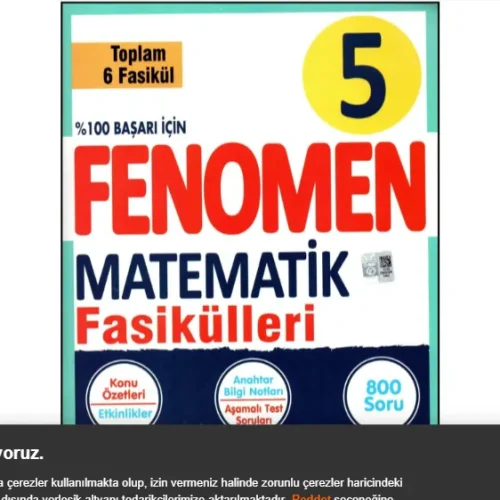 5 MATEMATİK FASİKÜL SETİ (1-2-3-4-5-6. SAYILAR) (İADESİZ)