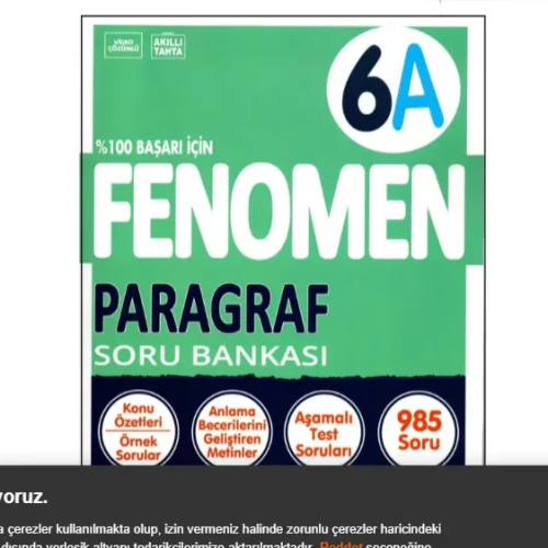 6 PARAGRAF SORU BANKASI (A)